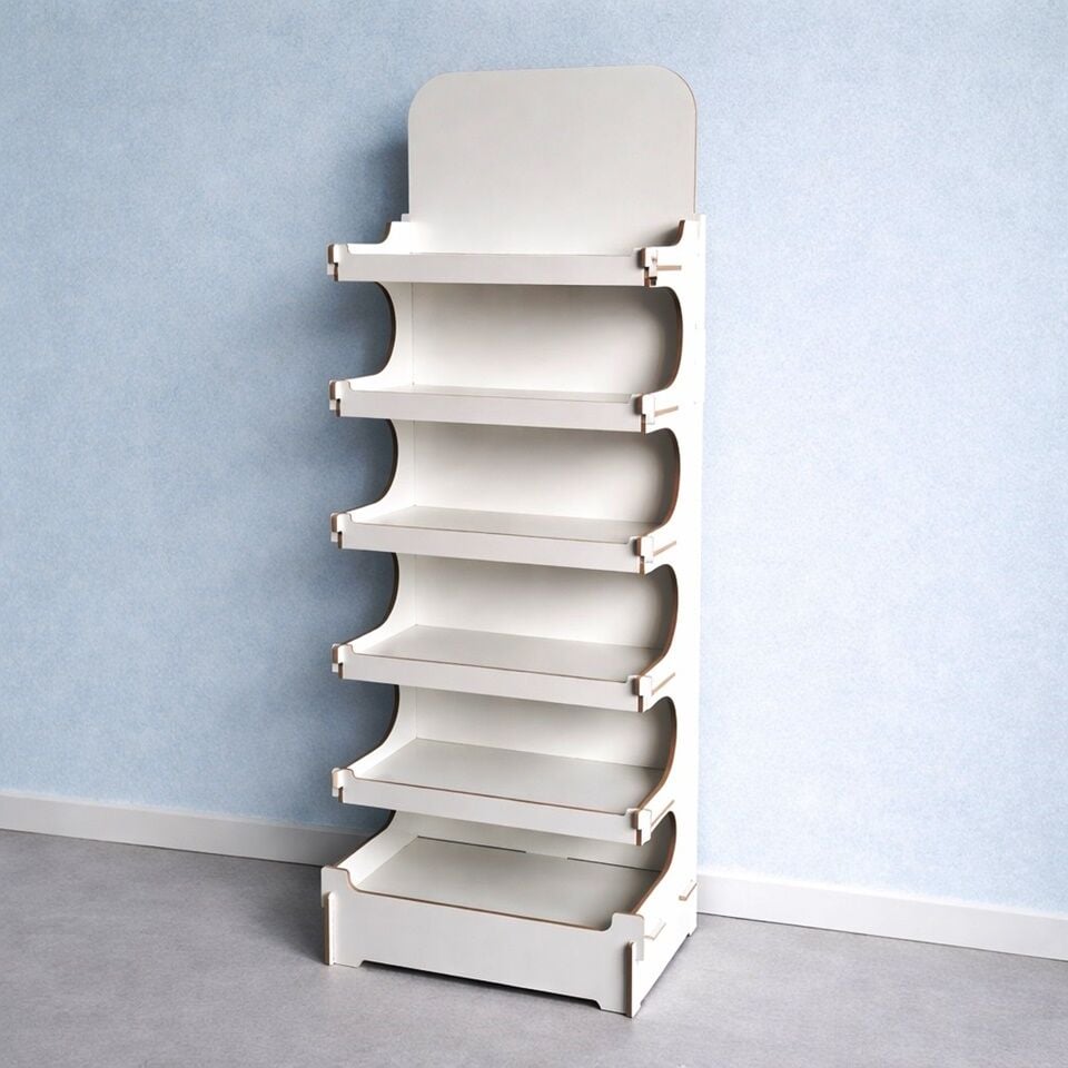 ÇOK AMAÇLI, DEKORTAİF AHŞAP RAF KİLER DOLAP-TDMDolap-44401