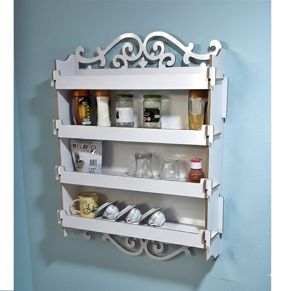 DEKORATİF AHŞAP RAF TDM Dolap-44404