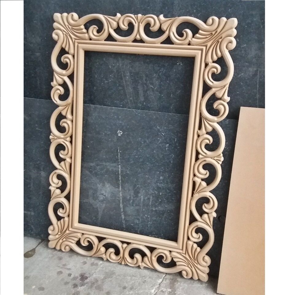 Ahşap Ayna Çerçevesi-08. CNC İşlemeli Ahşap Çerçeveler TDMAyna-00008