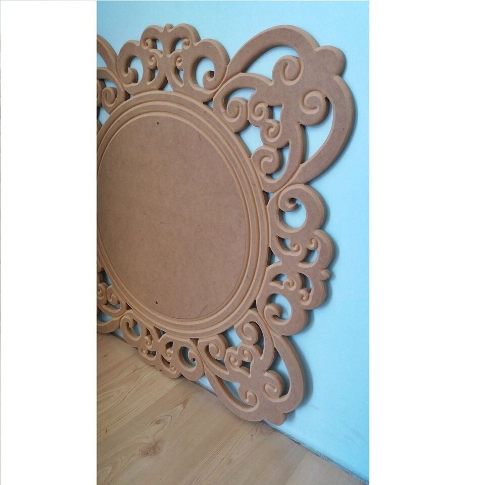 Ahşap Ayna Çerçevesi-07. CNC İşlemeli Ahşap Çerçeveler TDMAyna-00007