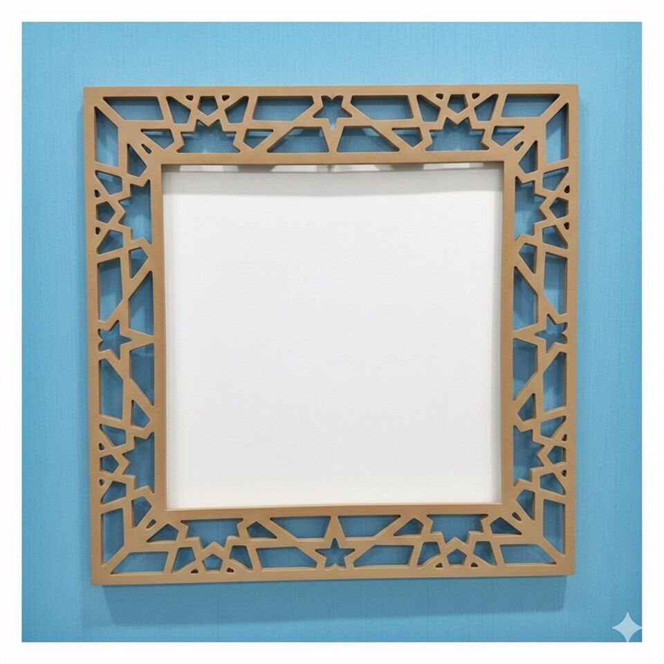 Ahşap Ayna Çerçevesi-06. CNC İşlemeli Ahşap Çerçeveler TDMAyna-00006