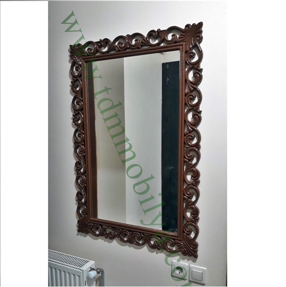 Ahşap Ayna Çerçevesi-05. CNC İşlemeli Ahşap Çerçeveler TDMAyna-00005