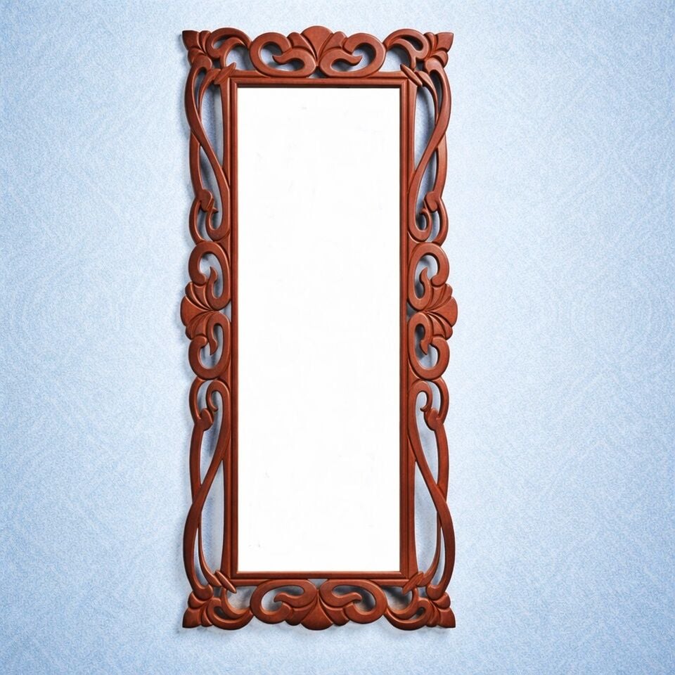 Ahşap Ayna Çerçevesi-03. CNC İşlemeli Ahşap Çerçeveler TDMAyna-00003