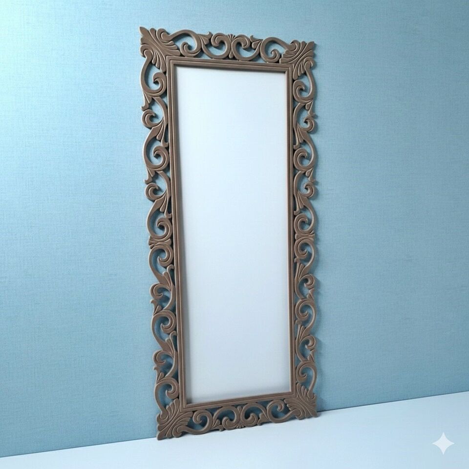 Ahşap Ayna Çerçevesi-02. CNC İşlemeli Ahşap Çerçeveler TDMAyna-00002