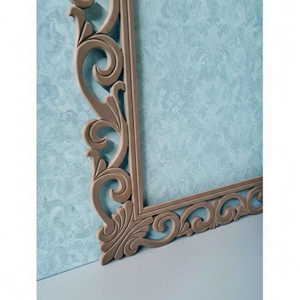 Ahşap Ayna Çerçevesi-02. CNC İşlemeli Ahşap Çerçeveler TDMAyna-00002
