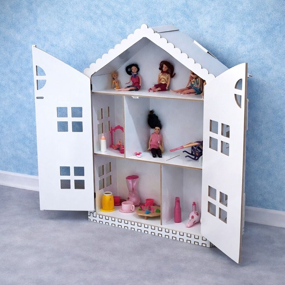 TDM Mobilya Bebek Oyun Evi,ahşap Çocuk Oyun Evi Oyun-34305