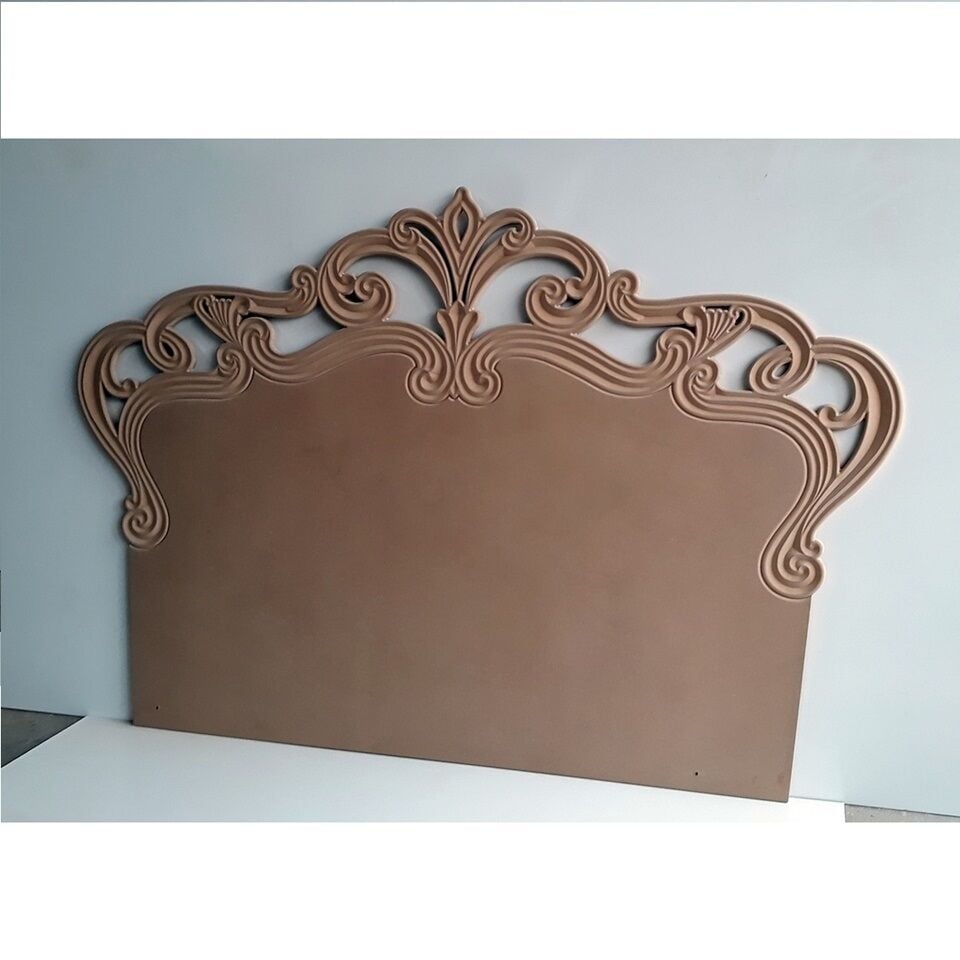 TDM Mobilya Ahşap Yatak Karyola Başlığı. CNC İşlemeli Yatak Karyola Başlığı TDM Başlık-10001