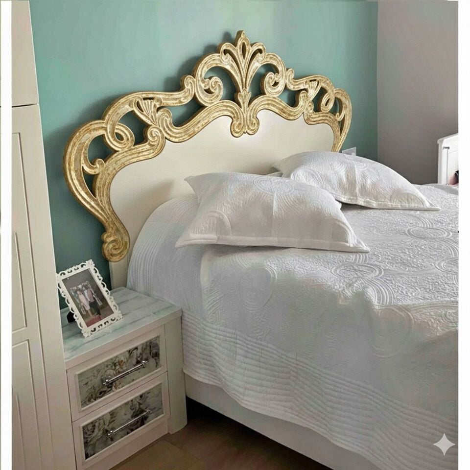 TDM Mobilya Ahşap Yatak Başlık. CNC İşlemeli Karyola başlık TDM Başlık-10001