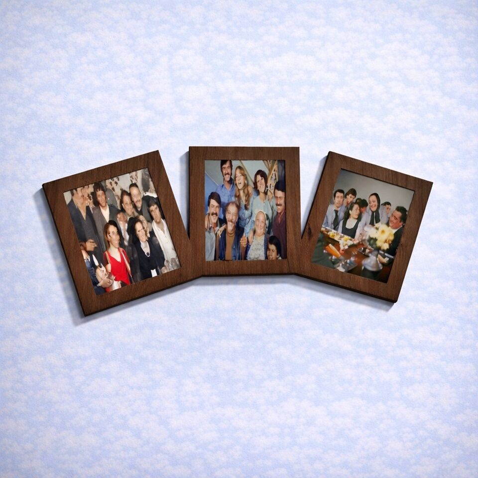Ahşap Soy Ağacı Fotoğraf, Resim Çerçevesi: Çerçeve-04321 Ahşap