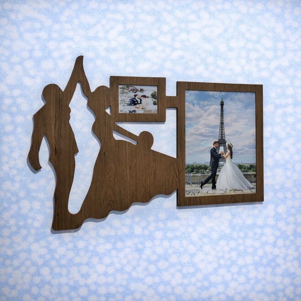 Ahşap Soy Ağacı Fotoğraf, Resim Çerçevesi: Çerçeve-04319 Ahşap