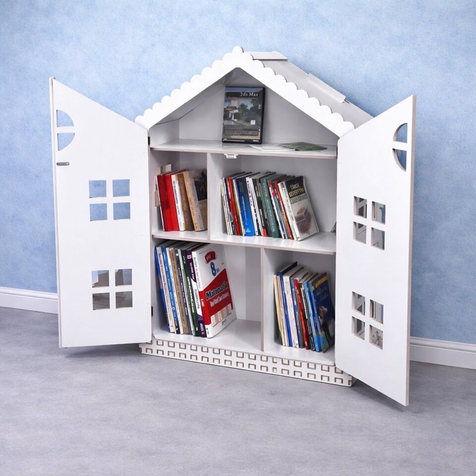 TDM Mobilya Bebek Oyun Evi,ahşap Çocuk Oyun Evi Oyun-34305 Beyaz